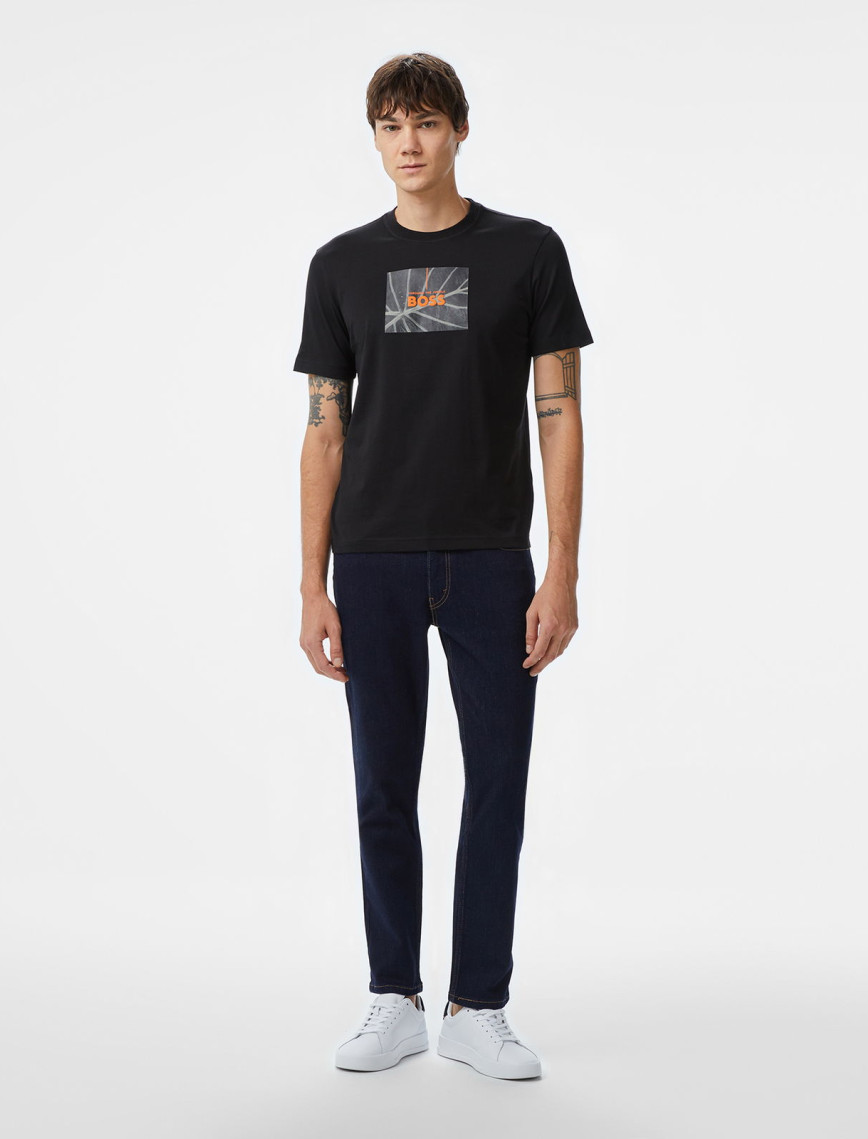 Boss Erkek Siyah T-Shirt Boss Erkek Siyah T-Shirt