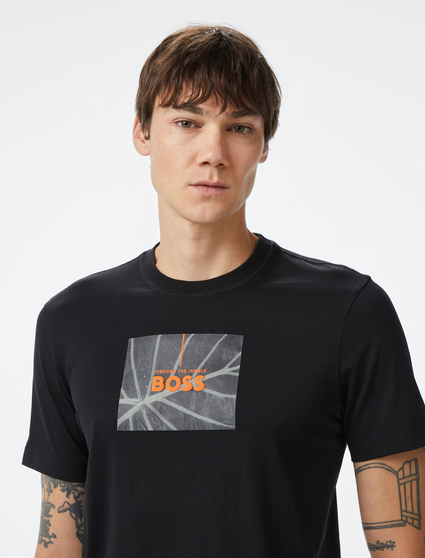 Boss Erkek Siyah T-Shirt Boss Erkek Siyah T-Shirt