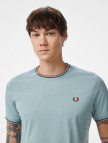 Fred Perry Twin Tipped Erkek Mavi T-Shirt Fred Perry Twin Tipped Erkek Mavi T-Shirt