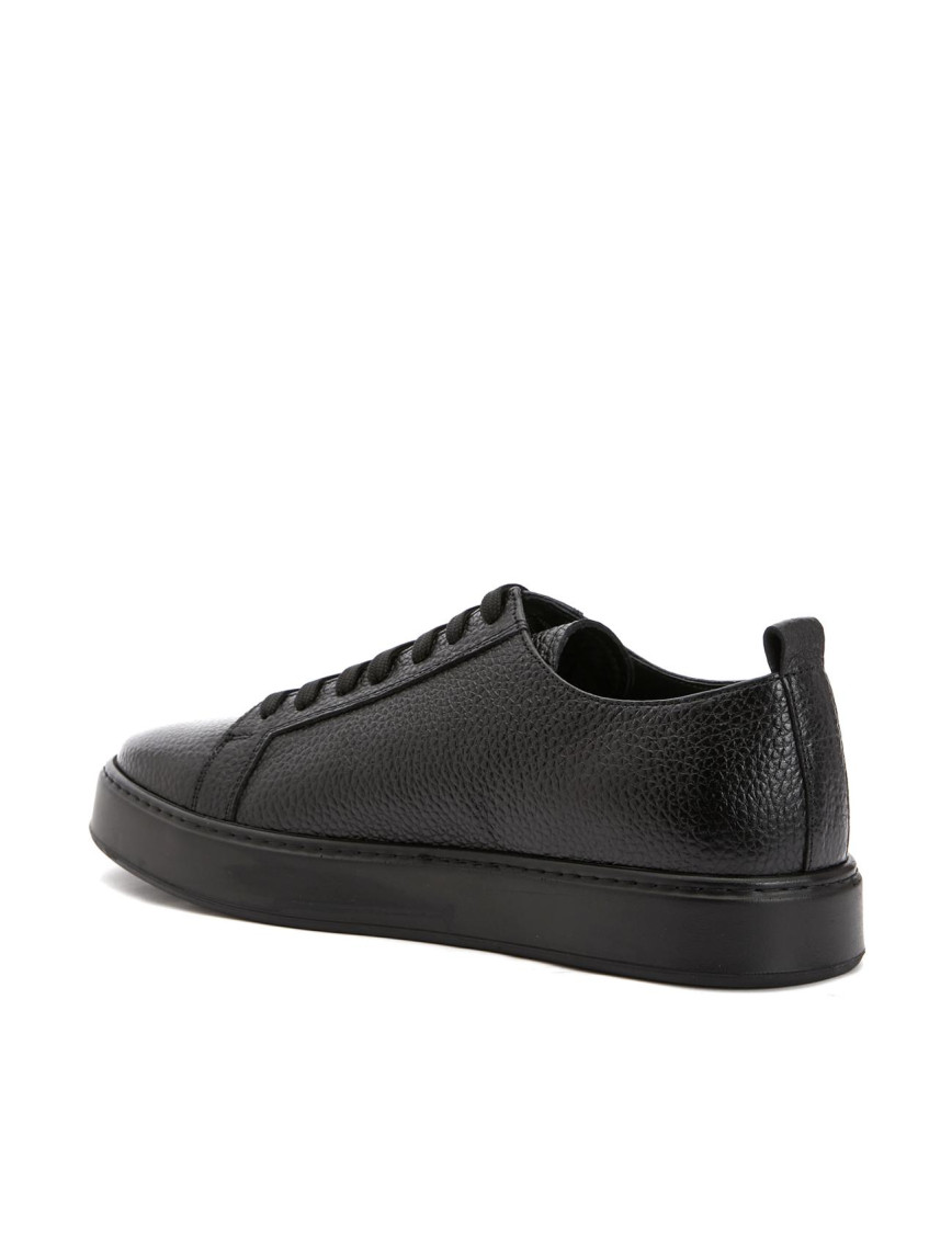 George Hogg Erkek Siyah Desenli Deri Sneaker George Hogg Erkek Siyah Desenli Deri Sneaker