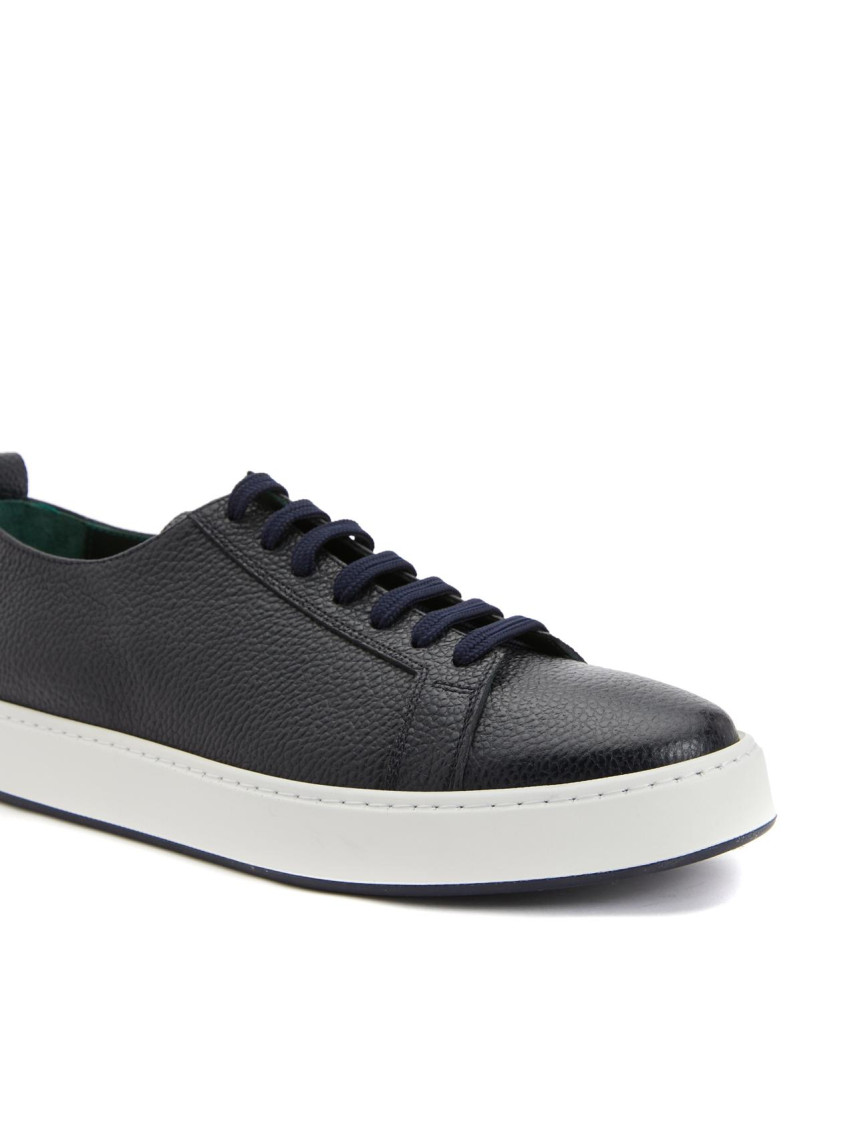 George Hogg Erkek Koyu Lacivert Desenli Deri Sneaker George Hogg Erkek Koyu Lacivert Desenli Deri Sneaker