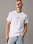 Calvin Klein Jeans Monologo Erkek Beyaz T-Shirt Calvin Klein Jeans Monologo Erkek Beyaz T-Shirt