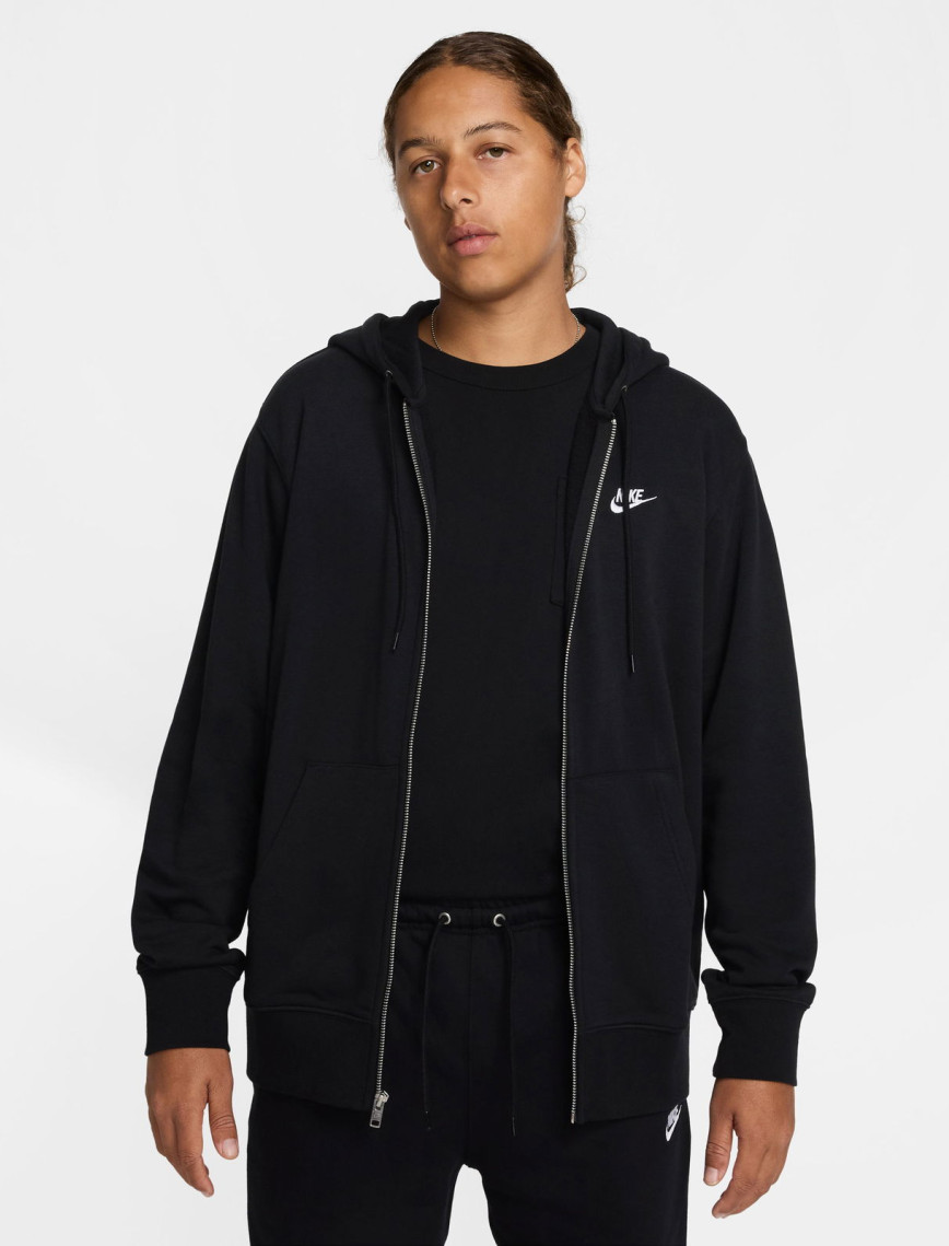 Nike Club Fleece Erkek Siyah Eşofman Üstü Nike Club Fleece Erkek Siyah Eşofman Üstü