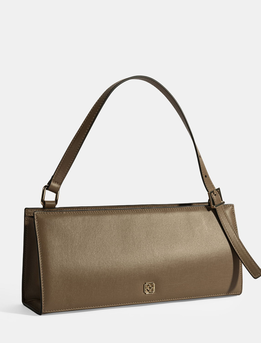 Kadın Kahve Deri Omuz Çantası Kadın Kahve Deri Omuz Çantası