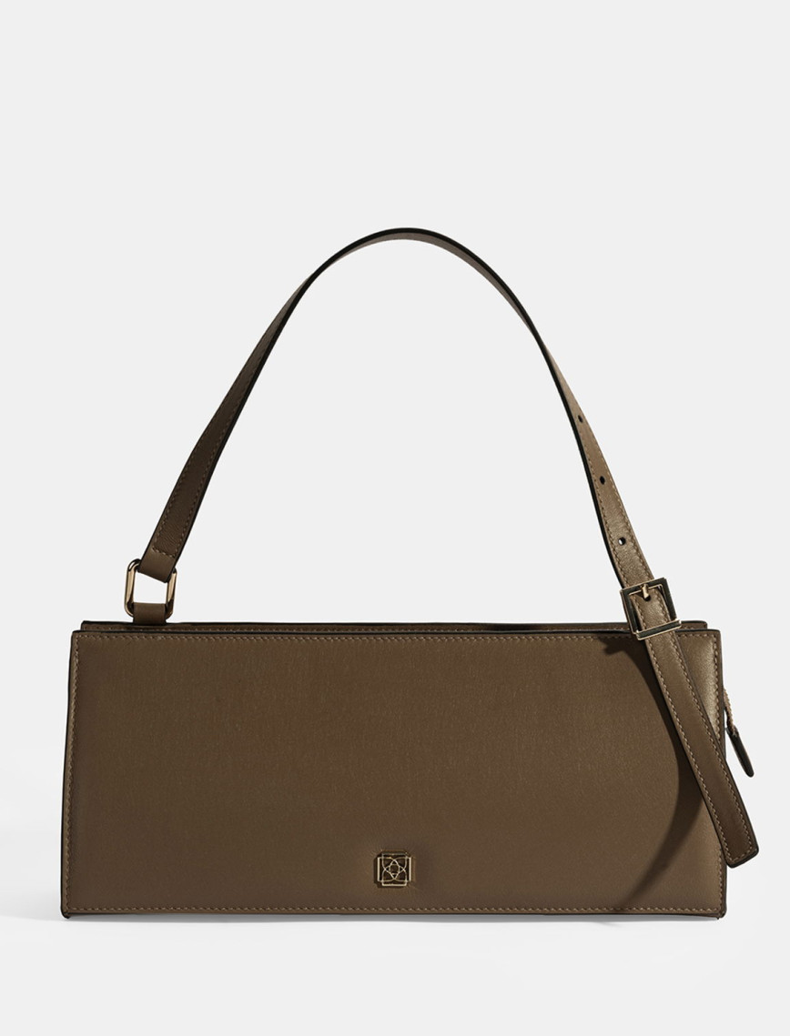 Kadın Kahve Deri Omuz Çantası Kadın Kahve Deri Omuz Çantası