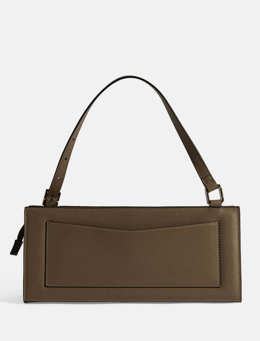 Kadın Kahve Deri Omuz Çantası Kadın Kahve Deri Omuz Çantası