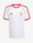 adidas Manchester United Retro Erkek Beyaz T-Shirt adidas Manchester United Retro Erkek Beyaz T-Shirt