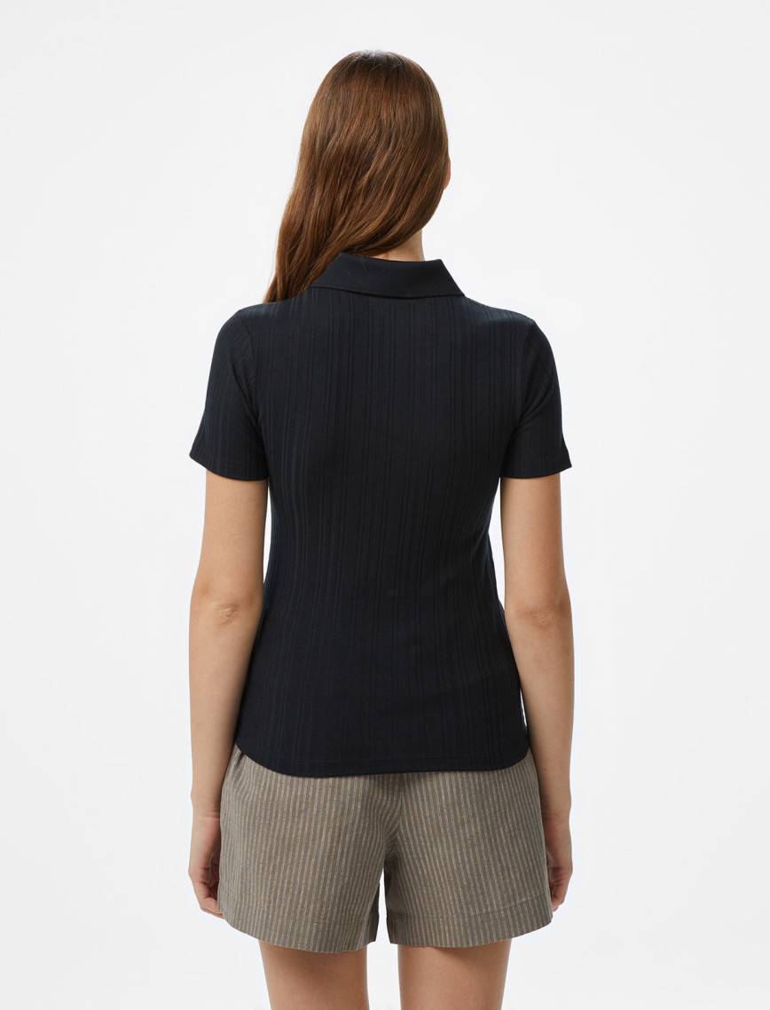 Nautica Kadın Siyah Regular Fit Polo Nautica Kadın Siyah Regular Fit Polo