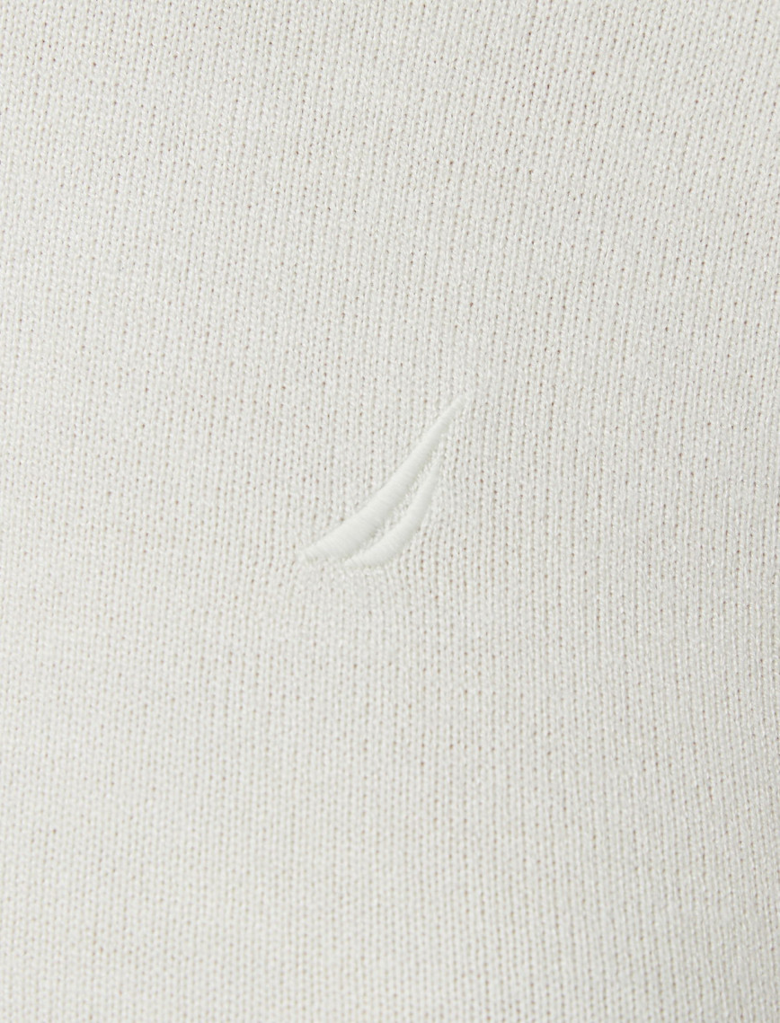 Nautica Kadın Beyaz Slim Fit Triko Nautica Kadın Beyaz Slim Fit Triko