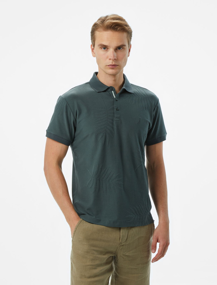 Nautica Erkek Lacivert Classic Fit Desenli Polo Nautica Erkek Lacivert Classic Fit Desenli Polo