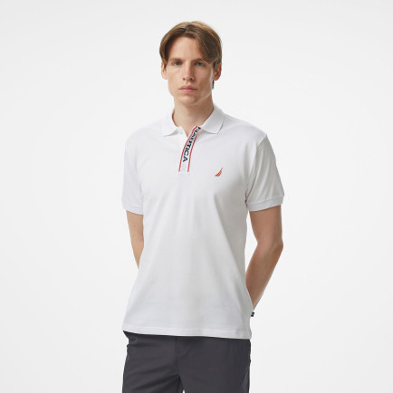Nautica Erkek Beyaz Classic Fit Polo Yaka T-Shirt Nautica Erkek Beyaz Classic Fit Polo Yaka T-Shirt