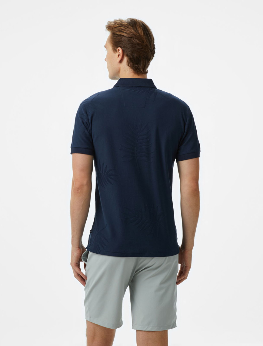 Nautica Erkek Lacivert Classic Fit Desenli Polo Nautica Erkek Lacivert Classic Fit Desenli Polo