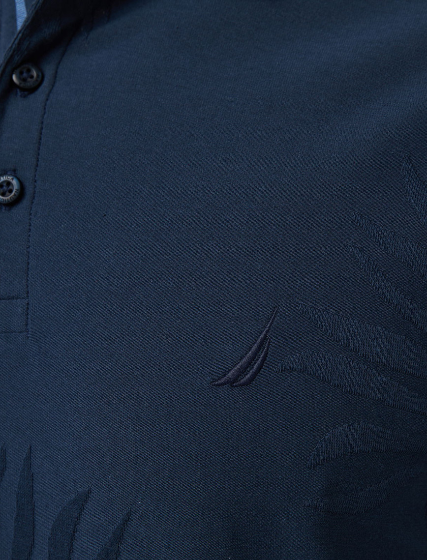 Nautica Erkek Lacivert Classic Fit Desenli Polo Nautica Erkek Lacivert Classic Fit Desenli Polo