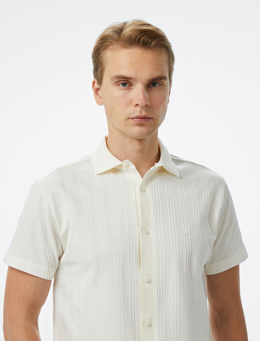 Nautica Erkek Ekru Classic Fit Polo Nautica Erkek Ekru Classic Fit Polo