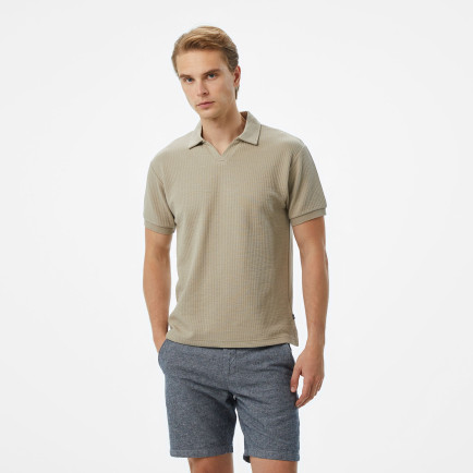 Nautica Erkek Bej Classic Fit Polo Nautica Erkek Bej Classic Fit Polo