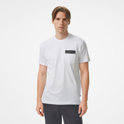 Nautica Erkek Beyaz Regular Fit Baskılı T-Shirt Nautica Erkek Beyaz Regular Fit Baskılı T-Shirt