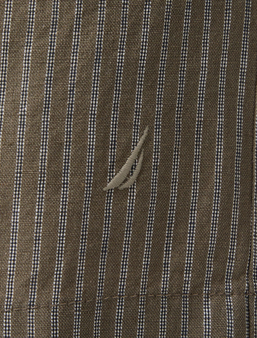 Nautica Kadın Kahverengi Relaxed Fit Çizgili Şort Nautica Kadın Kahverengi Relaxed Fit Çizgili Şort