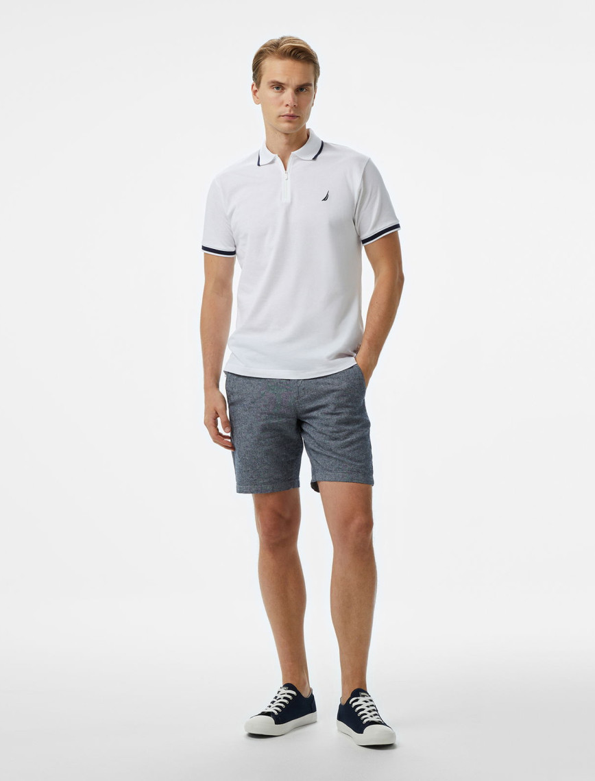 Nautica Erkek Beyaz Classic Fit Polo Yaka T-Shirt Nautica Erkek Beyaz Classic Fit Polo Yaka T-Shirt