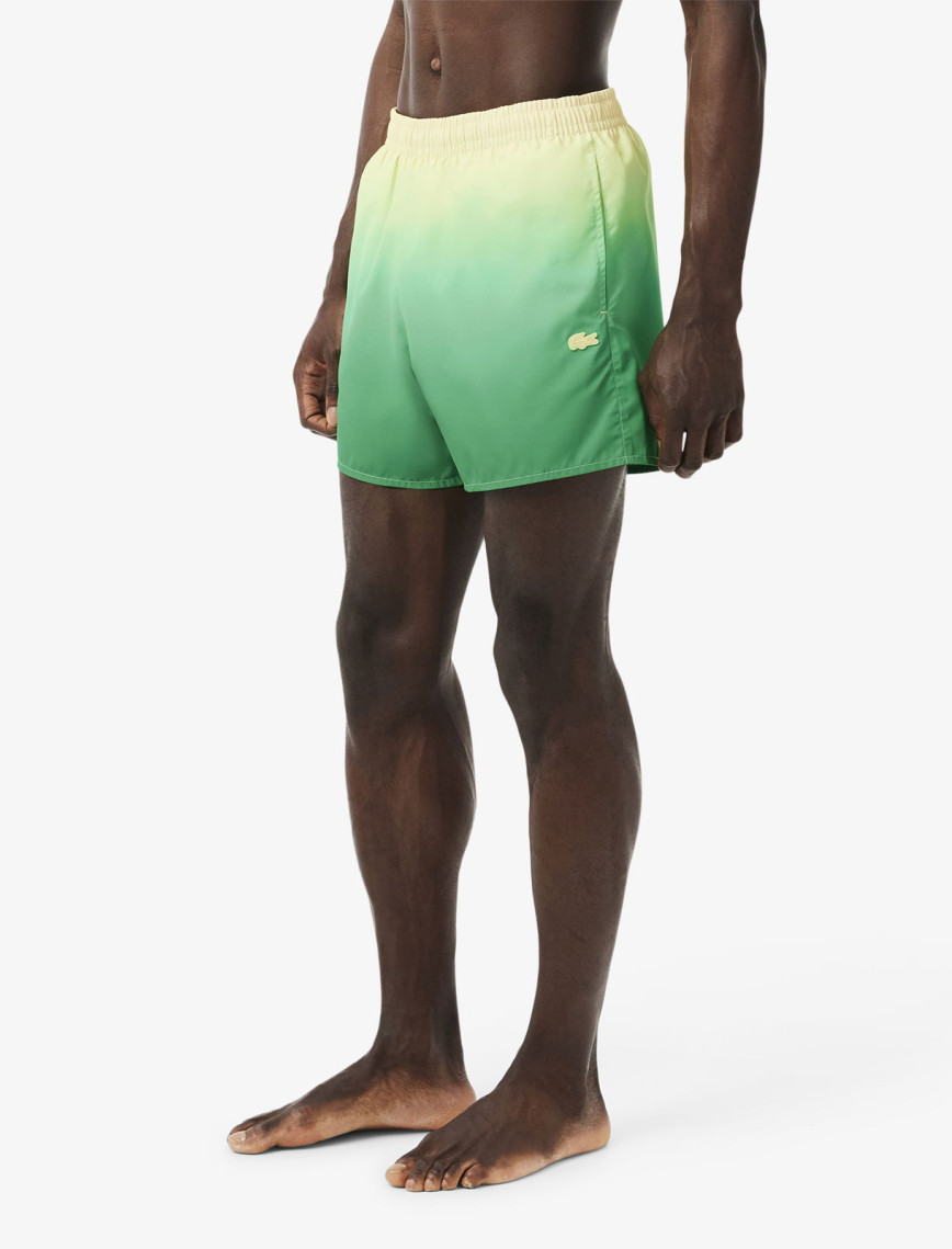 Lacoste Erkek Renk Bloklu Yeşil Mayo Şort Lacoste Erkek Renk Bloklu Yeşil Mayo Şort