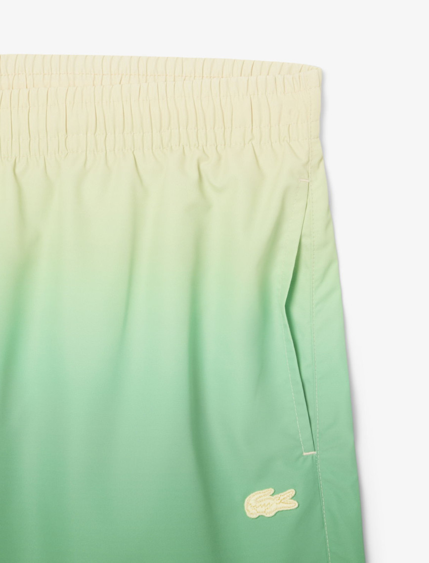 Lacoste Erkek Renk Bloklu Yeşil Mayo Şort Lacoste Erkek Renk Bloklu Yeşil Mayo Şort