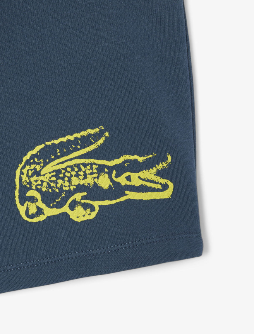 Lacoste Erkek Çocuk Baskılı Lacivert Şort Lacoste Erkek Çocuk Baskılı Lacivert Şort