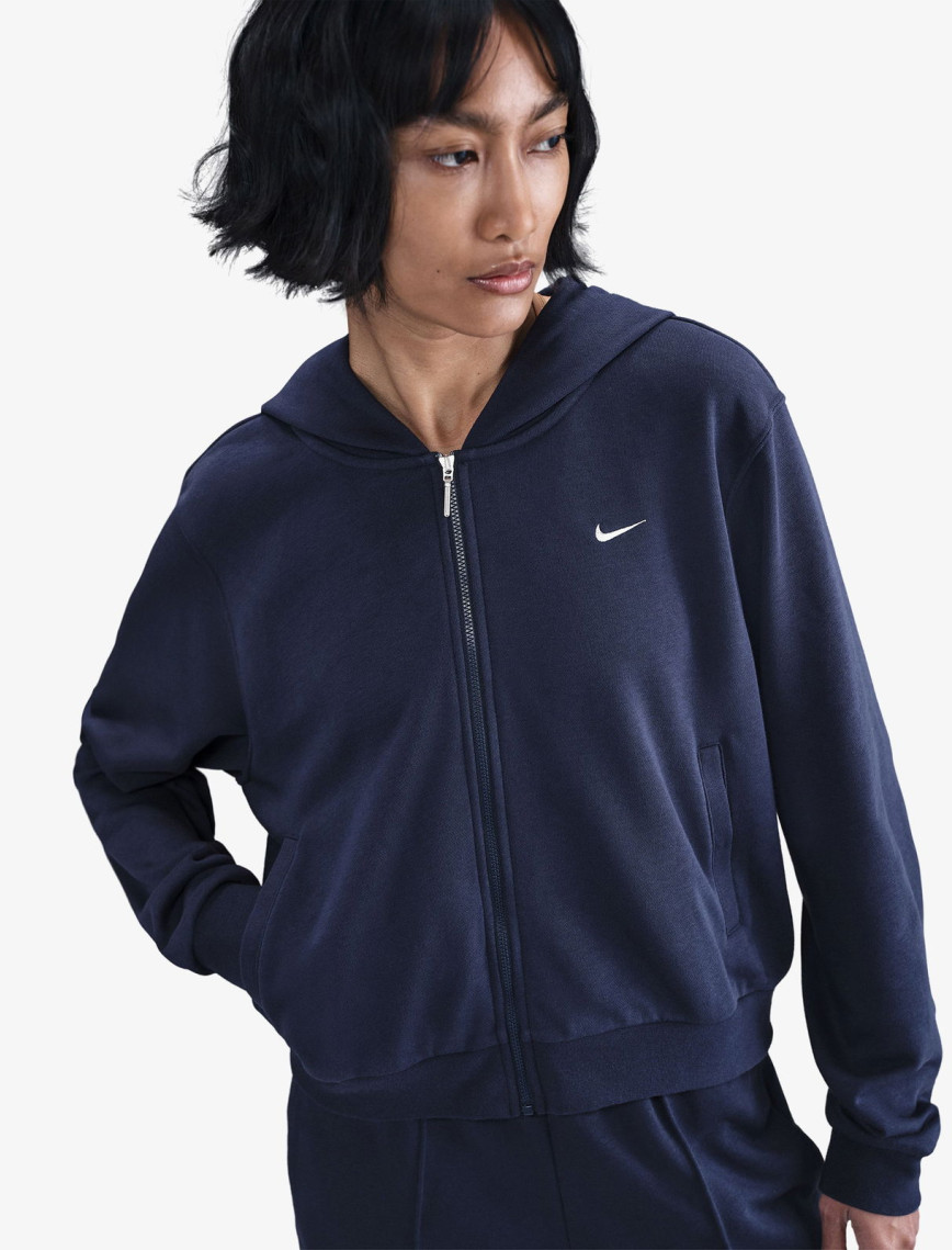 Nike Sportswear Chill Terry Kadın Lacivert Eşofman Üstü Nike Sportswear Chill Terry Kadın Lacivert Eşofman Üstü