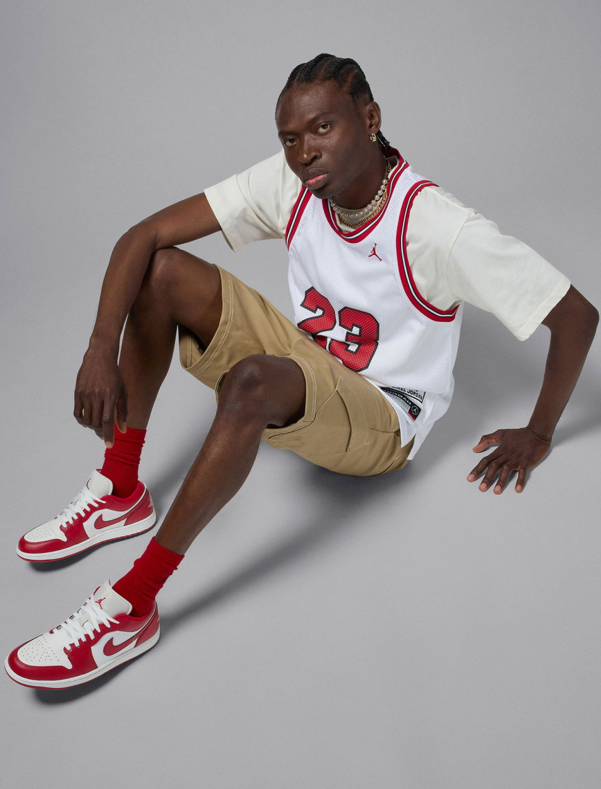 Jordan Air 1 Low Erkek Beyaz Spor Ayakkabı Jordan Air 1 Low Erkek Beyaz Spor Ayakkabı