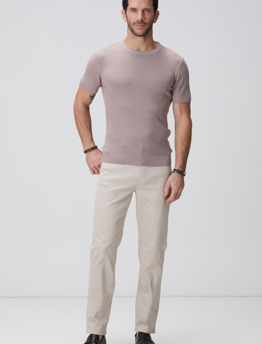 Network Erkek Taş Casual Non-Denim Pantolon