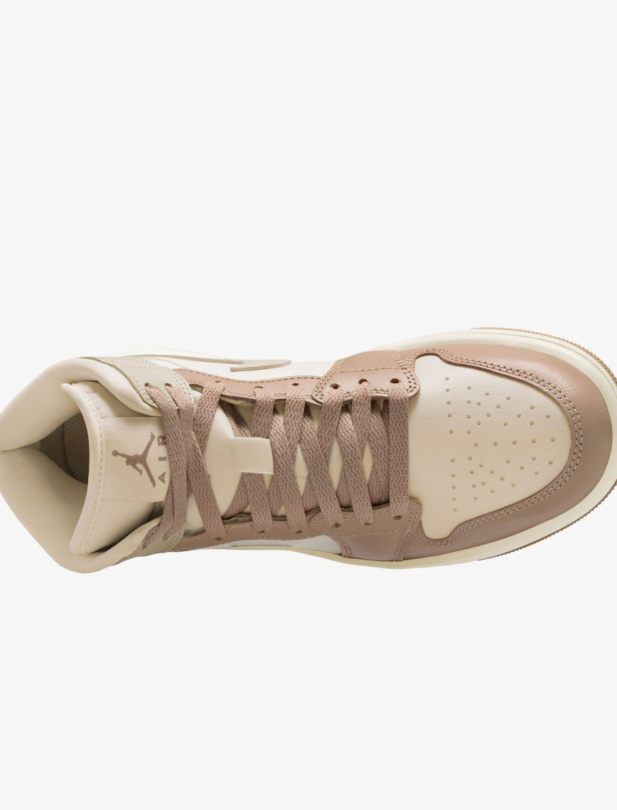 Jordan Air 1 Mid Kadın Bej Spor Ayakkabı Jordan Air 1 Mid Kadın Bej Spor Ayakkabı