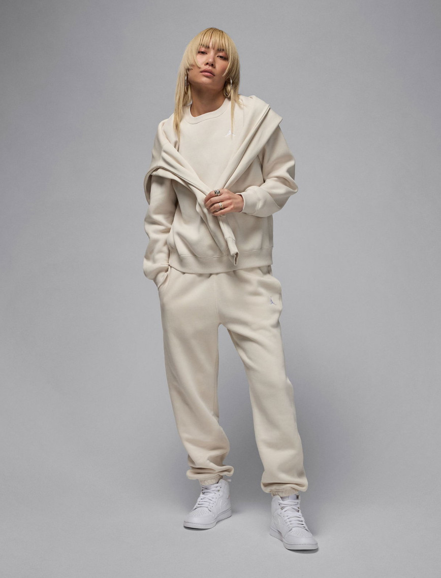 Jordan Brooklyn Fleece Crew Kadın Bej Sweatshirt Jordan Brooklyn Fleece Crew Kadın Bej Sweatshirt