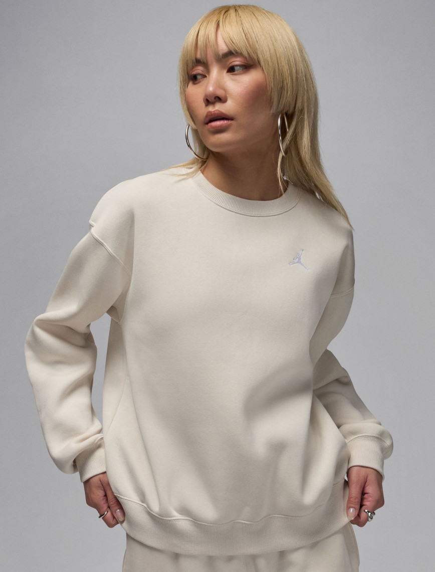 Jordan Jordan Brooklyn Fleece Crew-Neck Kadın Gri Sweatshirt Jordan Jordan Brooklyn Fleece Crew-Neck Kadın Gri Sweatshirt