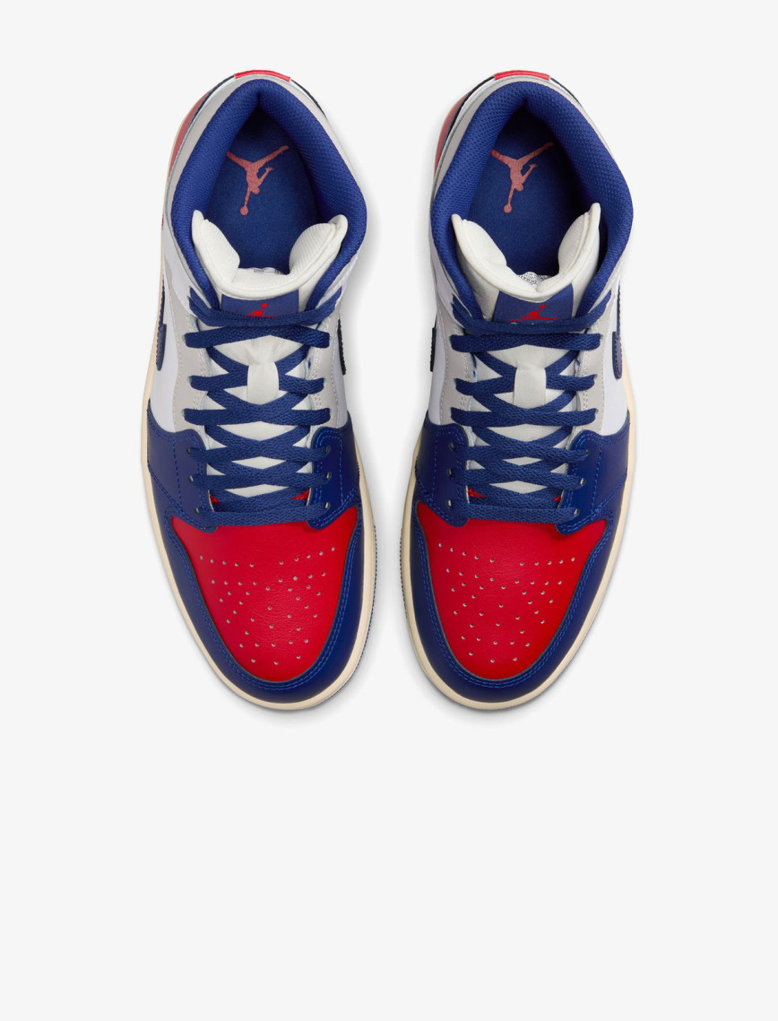 Jordan Air 1 Mid Erkek Beyaz Spor Ayakkabı Jordan Air 1 Mid Erkek Beyaz Spor Ayakkabı