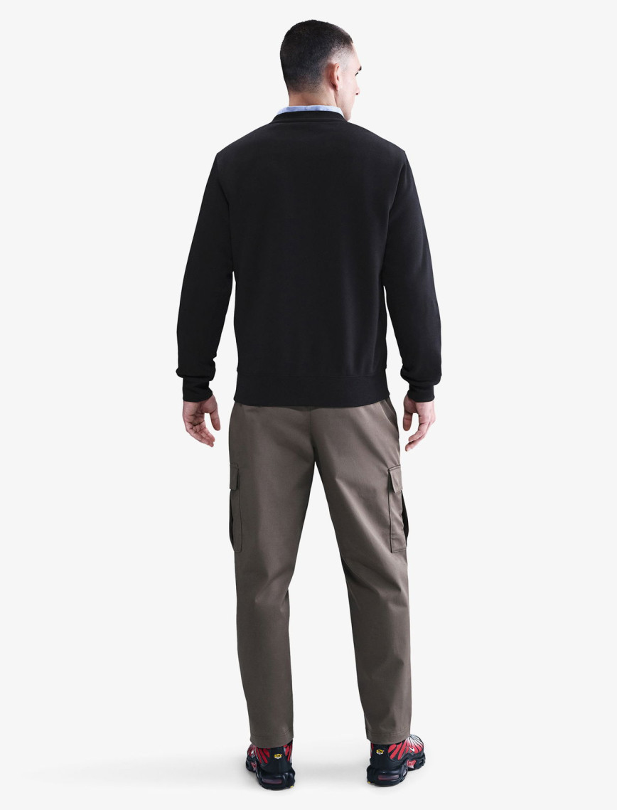 Nike Club Crew Erkek Siyah Sweatshirt Nike Club Crew Erkek Siyah Sweatshirt