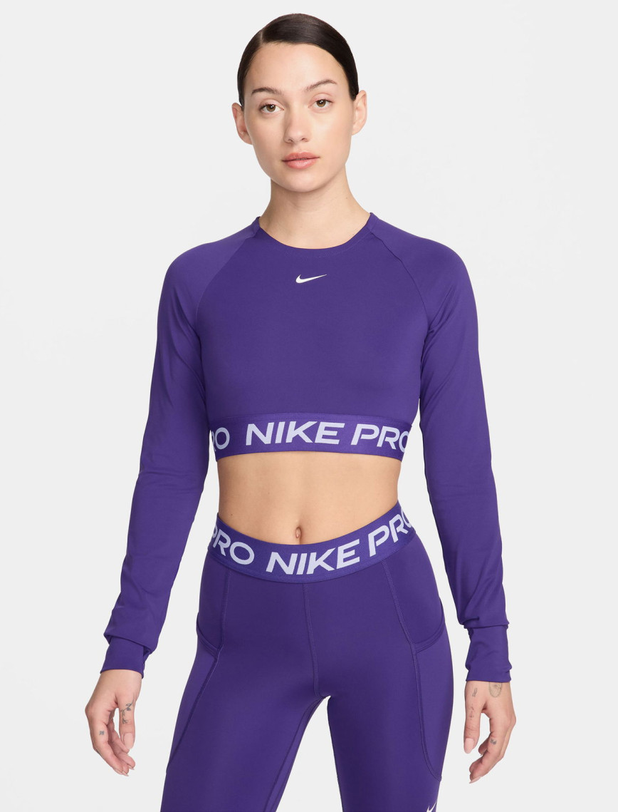 Nike Pro Dri-Fit 365 Kadın Beyaz Uzun Kollu T-Shirt Nike Pro Dri-Fit 365 Kadın Beyaz Uzun Kollu T-Shirt