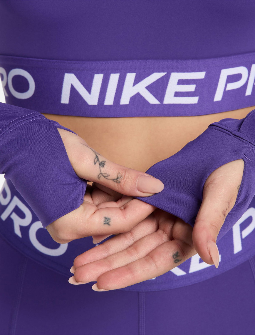 Nike Pro Dri-Fit 365 Kadın Mor T-Shirt Nike Pro Dri-Fit 365 Kadın Mor T-Shirt