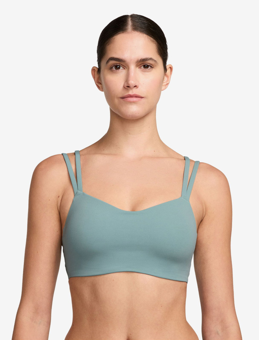 Nike Dri-Fit Zenvy Strappy Kadın Yeşil Bra Nike Dri-Fit Zenvy Strappy Kadın Yeşil Bra