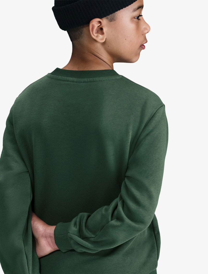 Nike Sportswear Club Fleece Genç Çocuk Yeşil Sweatshirt Nike Sportswear Club Fleece Genç Çocuk Yeşil Sweatshirt