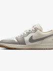 Jordan Air 1 Low Erkek Krem Rengi Spor Ayakkabı