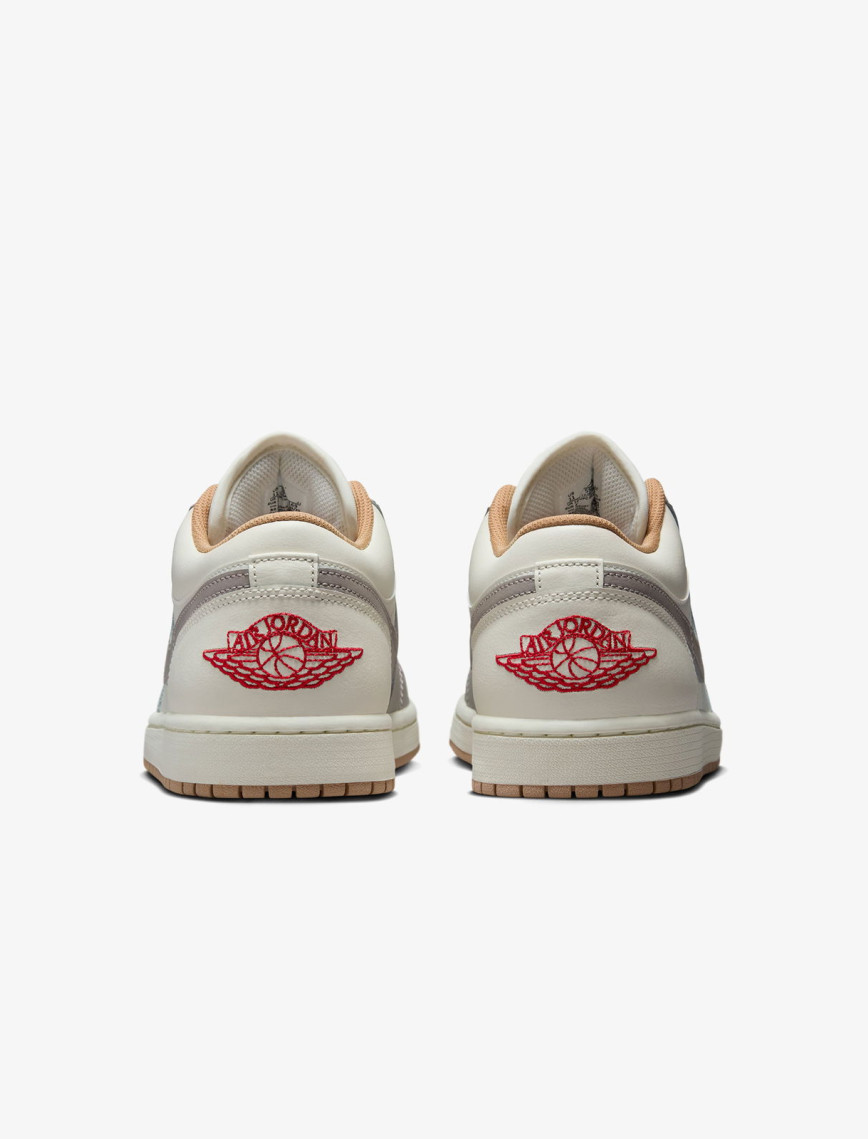 Jordan Air 1 Low Erkek Krem Rengi Spor Ayakkabı