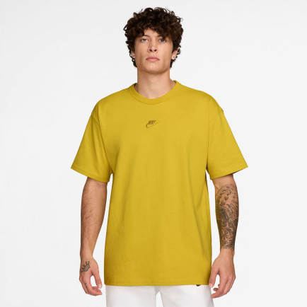 Nike Sportswear Premium Essentials Erkek Sarı T-Shirt