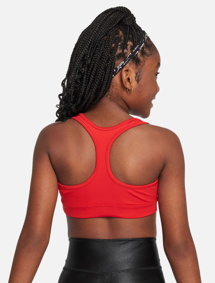 Nike Dri-Fit Swoosh Genç Çocuk Kırmızı Bra Nike Dri-Fit Swoosh Genç Çocuk Kırmızı Bra
