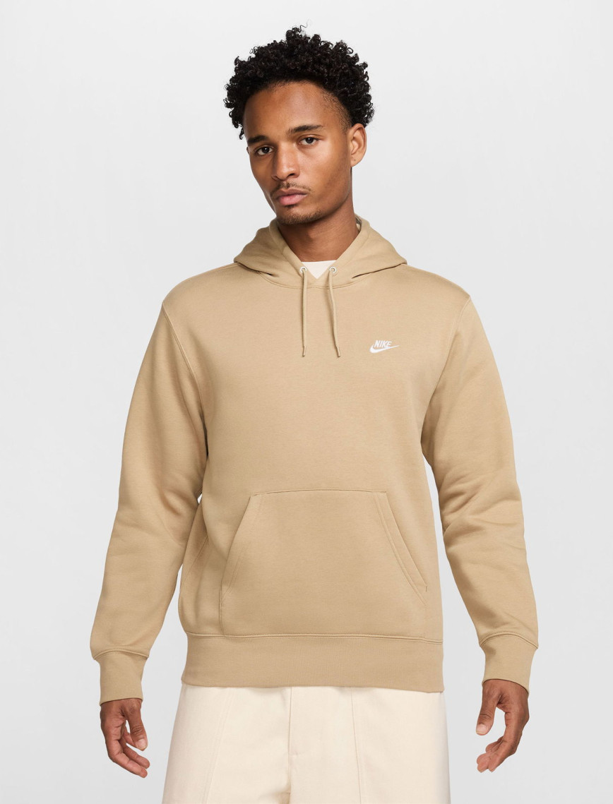 Nike Club Pullover Fleece Erkek Siyah Sweatshirt