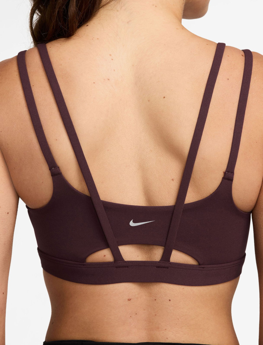 Nike Dri-Fit Zenvy Strappy Kadın Bordo Bra Nike Dri-Fit Zenvy Strappy Kadın Bordo Bra
