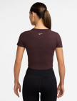 Nike One Fitted Dri-Fit Kadın Bordo T-Shirt Nike One Fitted Dri-Fit Kadın Bordo T-Shirt