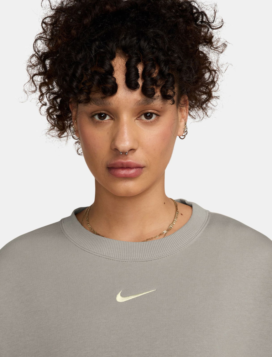 Nike Sportswear Phoenix Fleece Kadın Gri Sweatshirt Nike Sportswear Phoenix Fleece Kadın Gri Sweatshirt