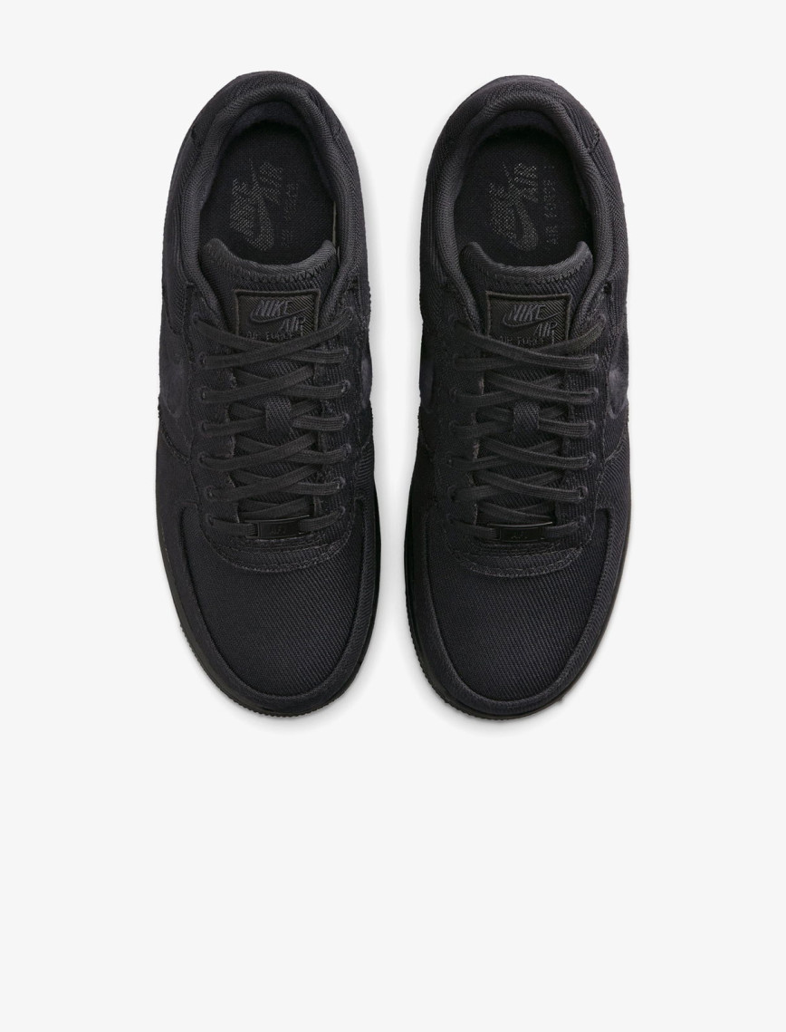 Nike Air Force 1 Low Canvas Erkek Siyah Spor Ayakkabı Nike Air Force 1 Low Canvas Erkek Siyah Spor Ayakkabı