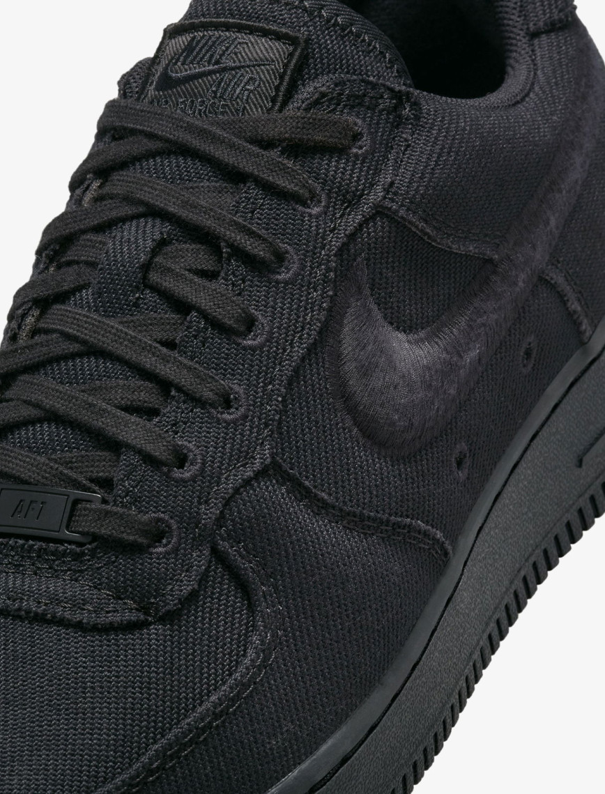 Nike Air Force 1 Low Canvas Erkek Siyah Spor Ayakkabı Nike Air Force 1 Low Canvas Erkek Siyah Spor Ayakkabı