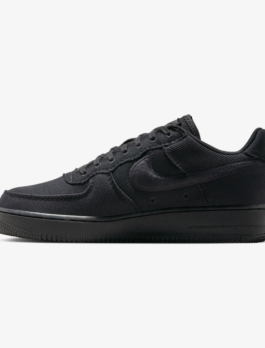 Nike Air Force 1 Low Canvas Erkek Siyah Spor Ayakkabı Nike Air Force 1 Low Canvas Erkek Siyah Spor Ayakkabı