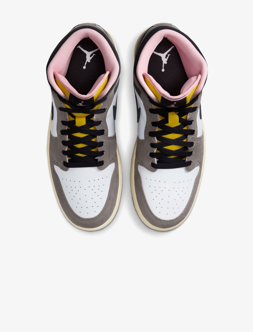 Jordan Air 1 Mid SE Erkek Beyaz Spor Ayakkabı Jordan Air 1 Mid SE Erkek Beyaz Spor Ayakkabı