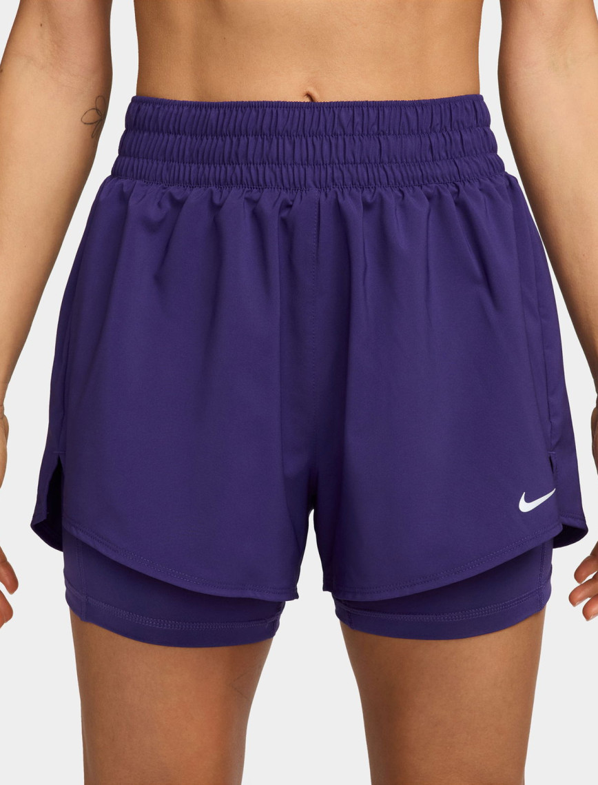 Nike One Dri-Fit 8 cm Kadın Mor Şort Nike One Dri-Fit 8 cm Kadın Mor Şort